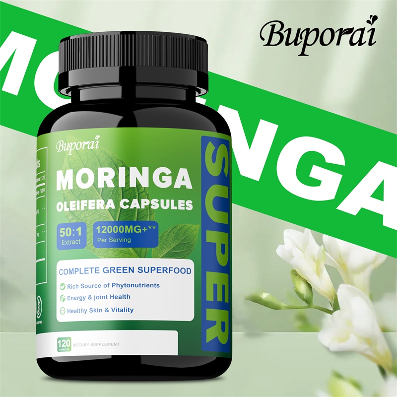 Moringa Leaf Powder - Pure Moringa Leaf Powder Capsules, Anti-Inflammatory