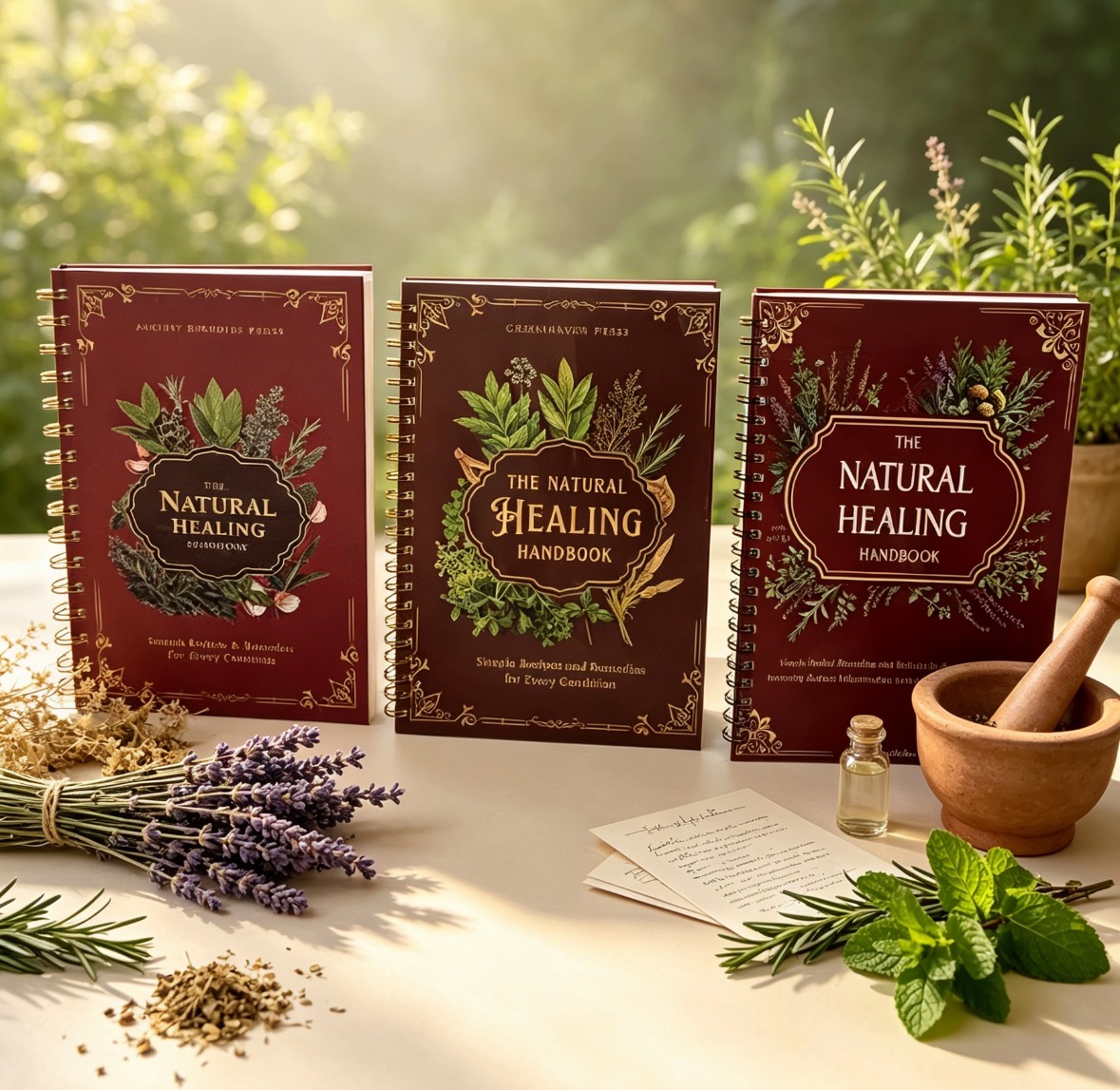 Herbal Holistic Wellness - The Natural Healing Handbook, 3‑Version Herbal