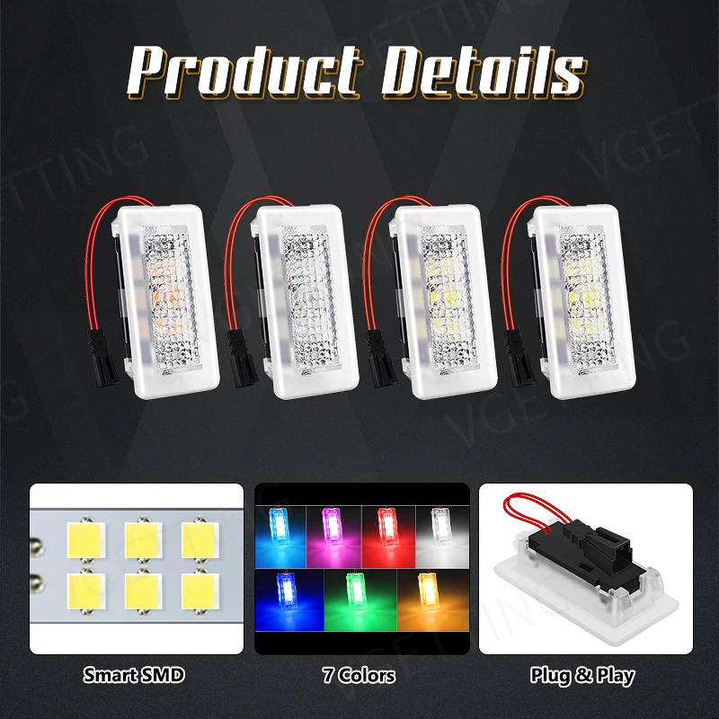 LED Foot-Well Lights For Tesla - đánh giá và giá Wellness X