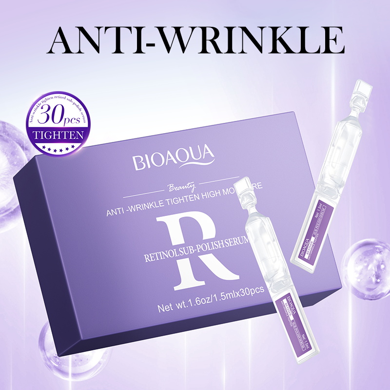30pcs BIOAQUA Retinol Vitamin  - đánh giá và giá The Ordinary Serum Hyaluronic Acid