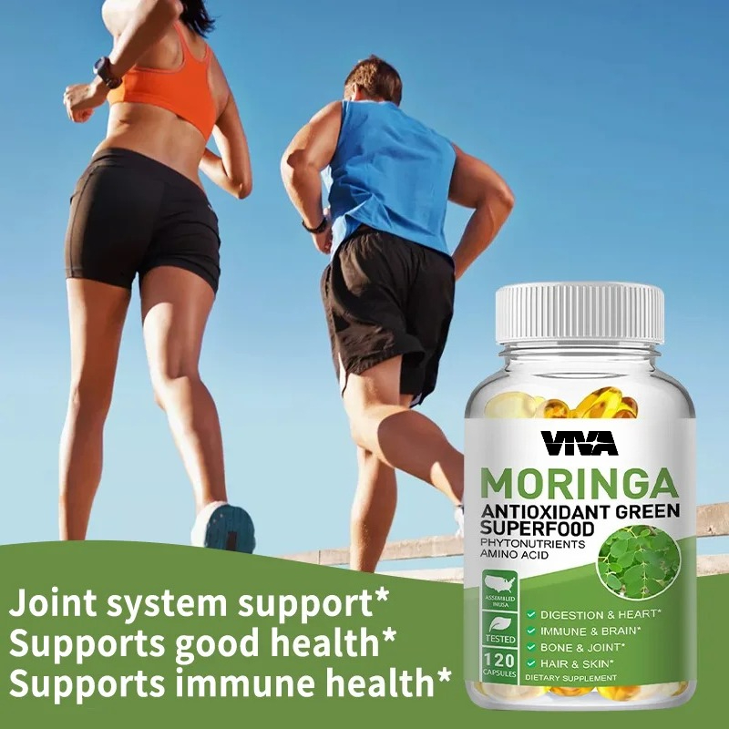 Moringa 1000mg Capsules, An An - đánh giá và giá Moringa Leaf Powder