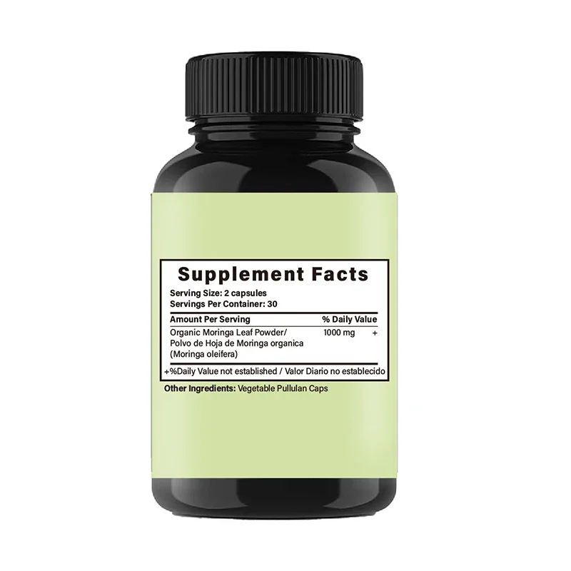 Moringa Capsules || 100% Pure  - đánh giá và giá Moringa Leaf Powder