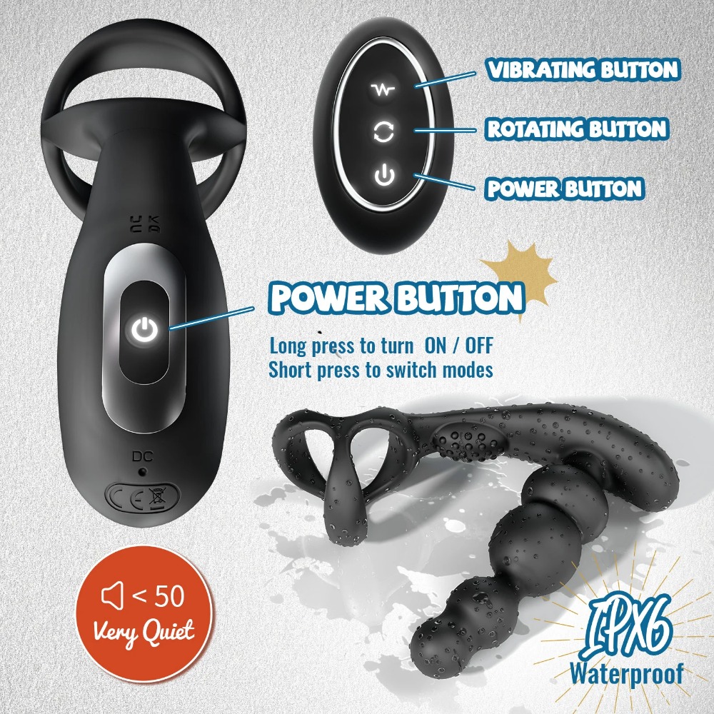Male Prostate Massager Vibrato - đánh giá và giá Wellness X