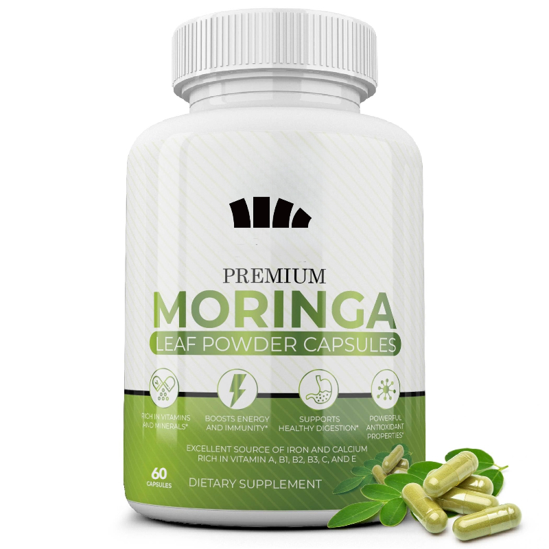 Natural Moringa Capsules -100% - đánh giá và giá Moringa Leaf Powder