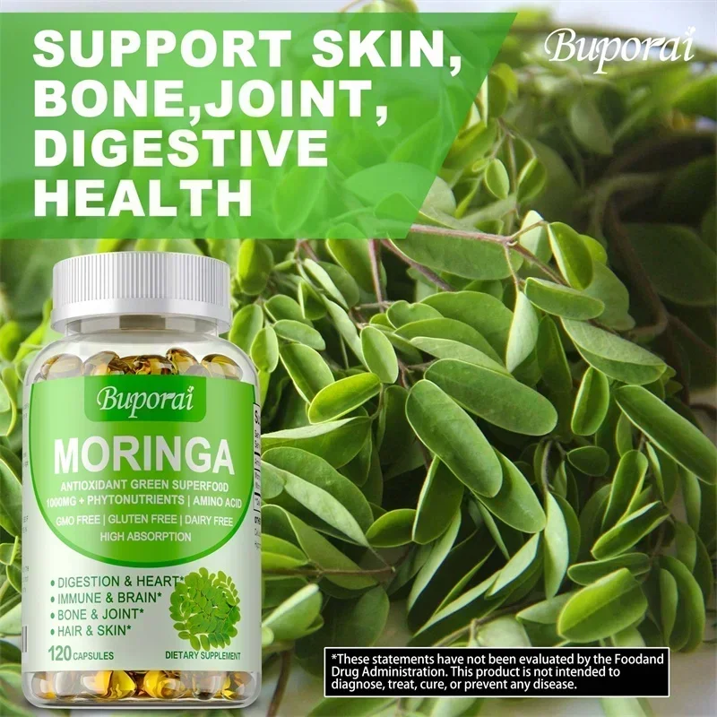 Moringa Capsules - Support Imm - đánh giá và giá Moringa Leaf Powder