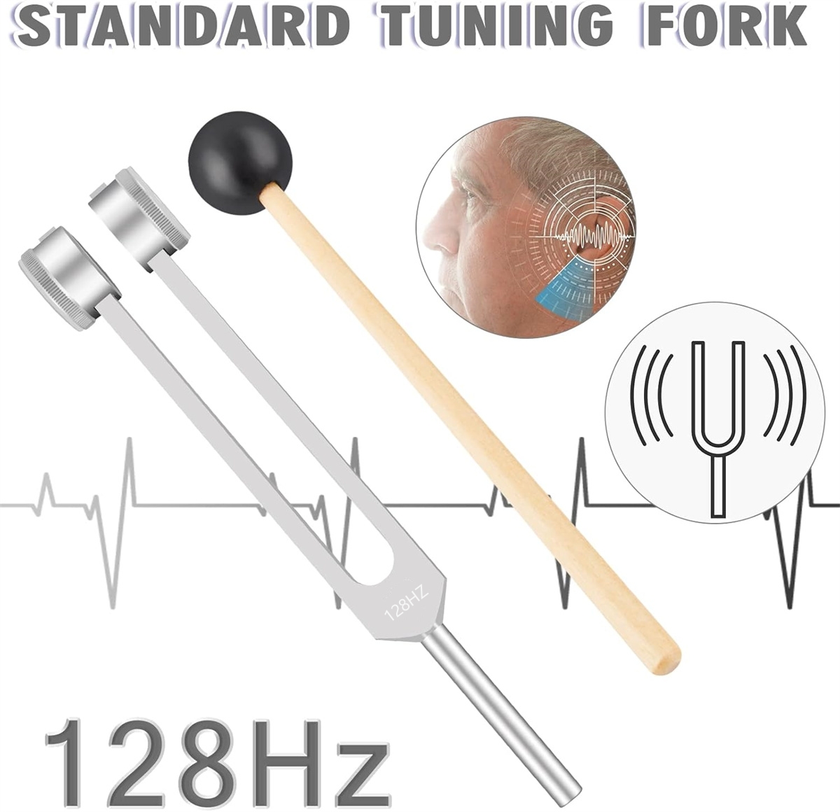 Miwayer 128Hz Tuning Fork: For - đánh giá và giá Healing Wellness