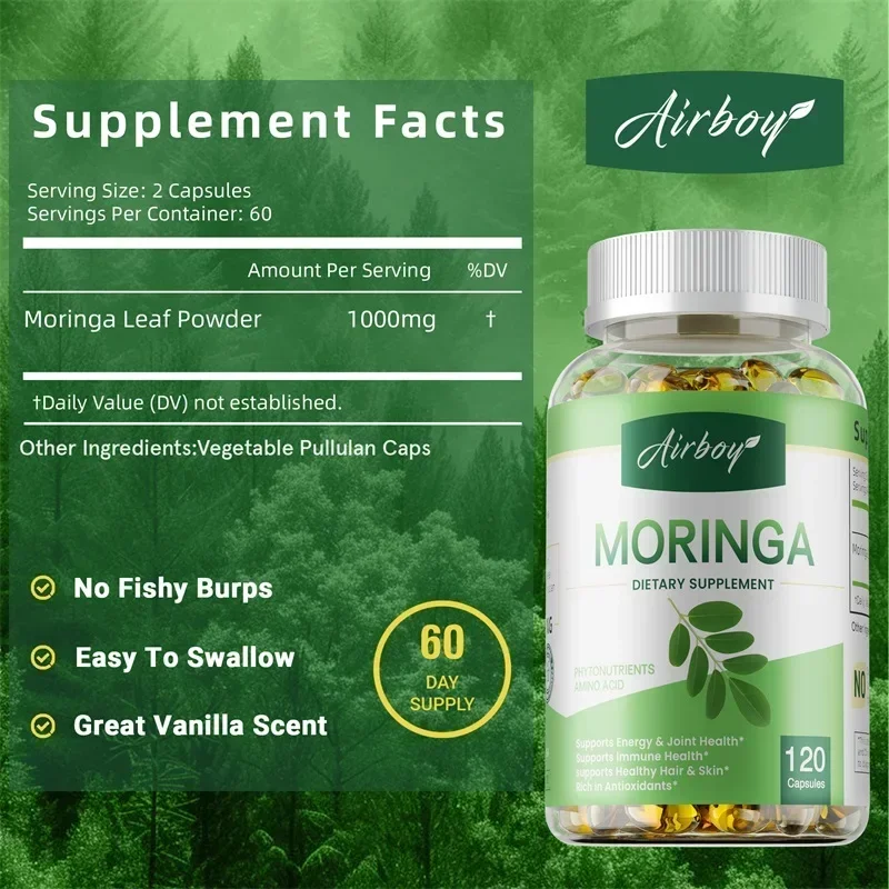 Moringa Supplements - Support  - đánh giá và giá Moringa Leaf Powder