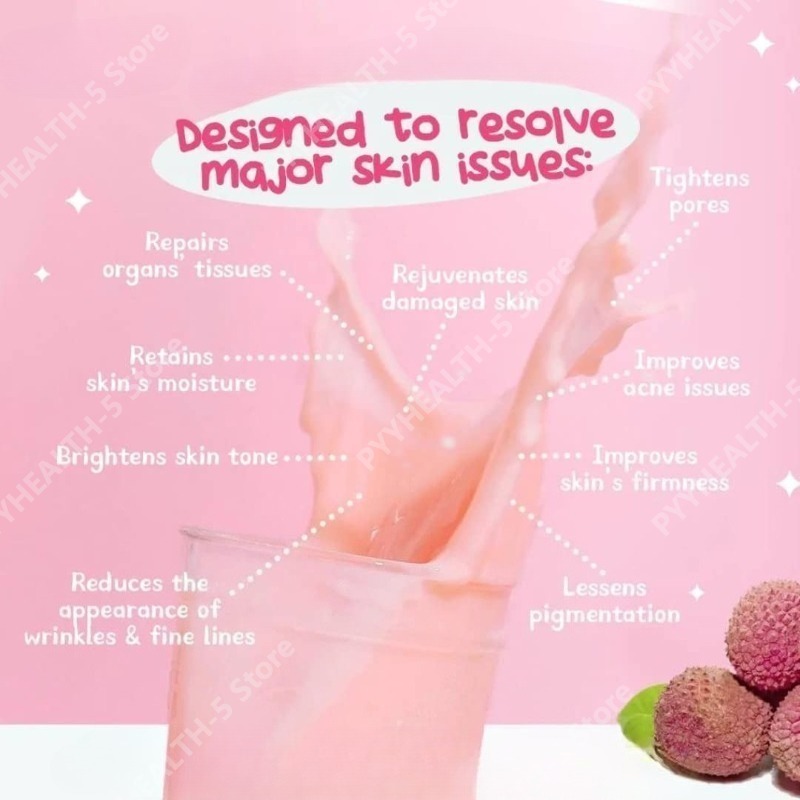 Lychee Drink with Collagen & F - đánh giá và giá Wellness X