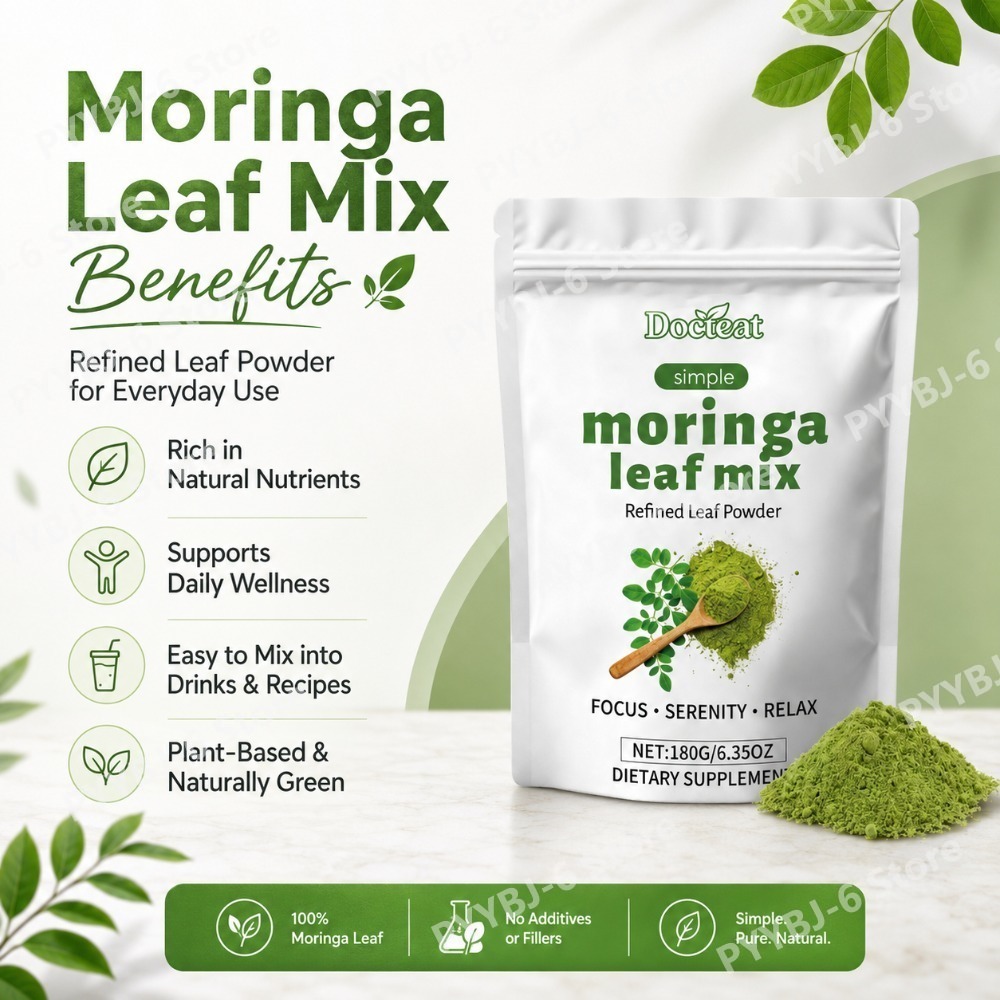 Docteat Moringa Leaf Powder, R - đánh giá và giá Moringa Leaf Powder